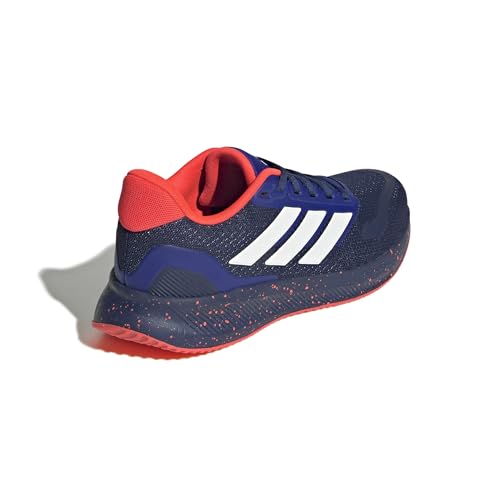 adidas Adidas Unisex-Kids Run Falcon 5, Dark Blue/White/Solar Red, 4