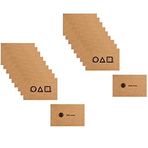 ukuouye Squid Game Card, 2021 TV Squid Game Party Solitaire Game Card, Interesting Movie Props, Mystery Cards are Suitable for Friends, Parties, Invitations