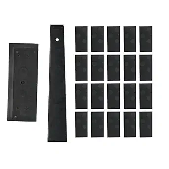 Wedinard Floor Installation Tool Kit, Flooring Tool Set Professional Durable Black Floor Accessory for Laminate Flooring for Hardwood Flooring