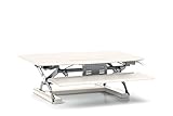 HON Coordinate Desktop Riser with Keyboard Tray , White