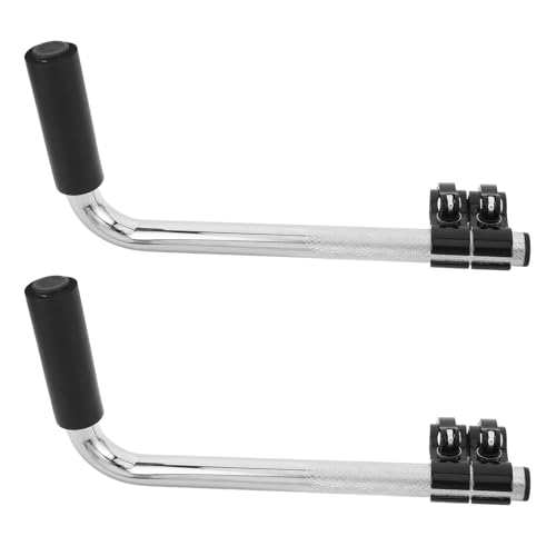 DIYEAH Extensión de Manijas de Acero Inoxidable para Sillas de Ruedas Diámetro de 22,2 MM y Abrazaderas Rápidas, Accesorio para Movilidad Limitada en Adultos, 2 Unidades