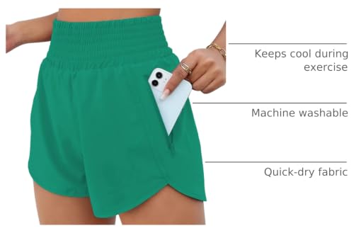 Image of BMJL 2.5 inch Athletic Shorts for Women Comfy High Waisted Short with Pocket