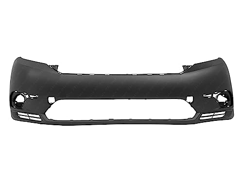 MBI AUTO - Painted To Match, Front Bumper Cover Fascia for 2011 2012 2013 Toyota Highlander 11 12 13, TO1000374