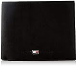Tommy Hilfiger Billetera Hombre Johnson Cc And Coin Pocket de Cuero, Negro (Black), Onesize