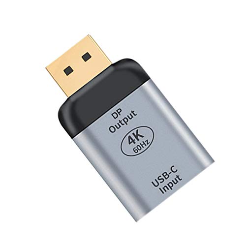 Adaptador USB-C Hembra a Displayport DP 4K 60hz 1080p miniatura 5