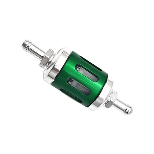 Filtre à carburant CNC 8mm vert pour moto et ATV