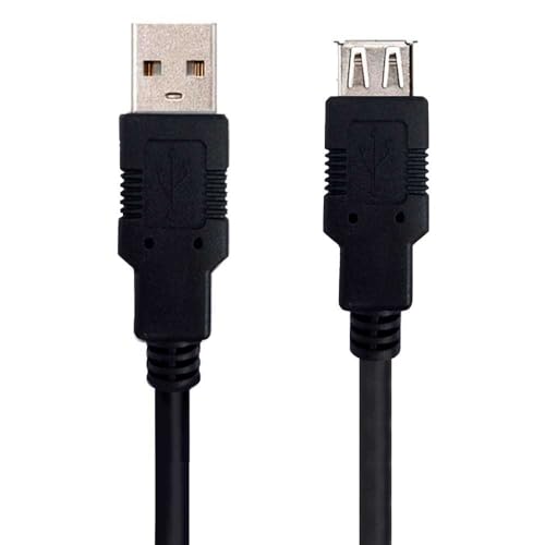 OcioDual Przedłużacz kabla USB 2.0 USB A wtyczka/gniazdo 1,8 m czarny