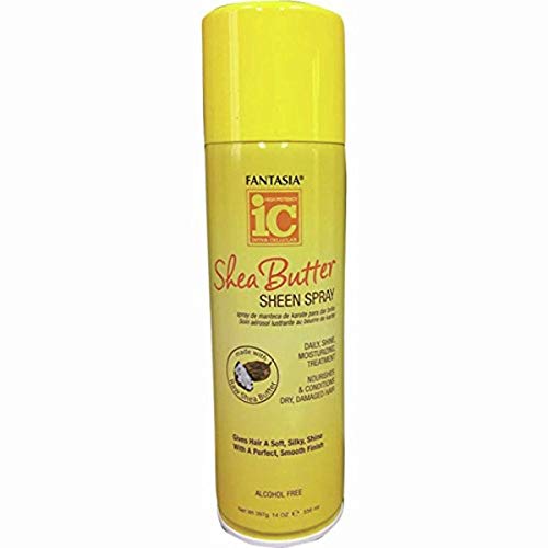 Fantasia Shea Butter Sheen Spray Bonus Size 14 Ounce