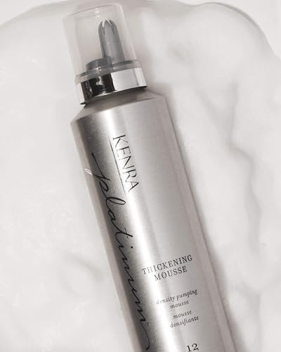 Image of Kenra Platinum Thickening Mousse 12 | Volumizing Styler | Adds Fullness & Body | Humidity Protection Up To 48 hours | Density Plumping up tp 150% | Thermal Protection | All Hair Types