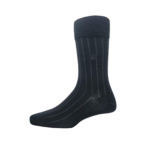 louis philippe Men's Cotton Full Length Socks - Black-picture-13