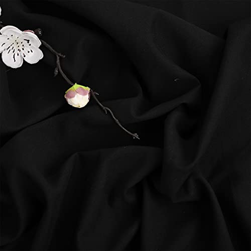 Fani 12 Pack 60 Inch Round Tablecloth, Black Polyester Fabric Table Cloth For Round Table, Stain And Wrinkle Washable Table Cover For Wedding Party Dining Table Buffet Banquet Restaurant And Camping #TOP2