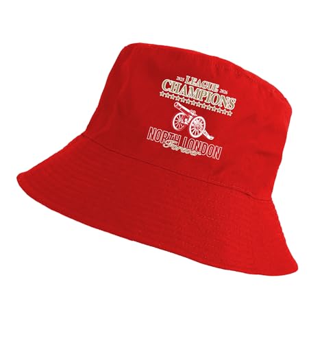 Image of Partisan ARS League Champions 25/26 Bucket Hat - Adult One-Size (Logo Design) Red