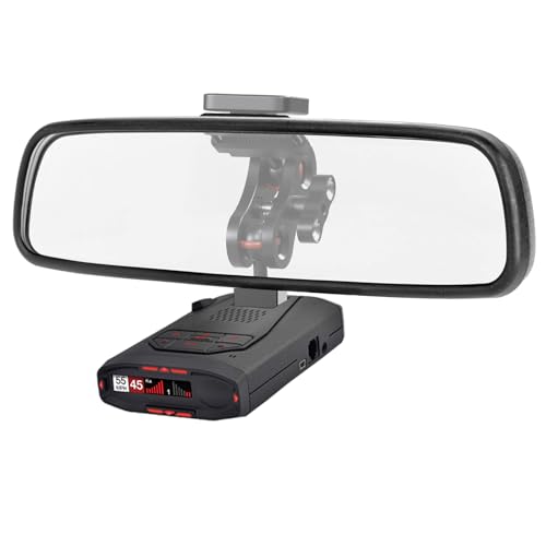 RNVEASS Radar Mount Mirror Mount Bracket，Aluminum Radar Detector Mount (for Escort IX IXc Max360C MKII Max3 Max4 Radar)