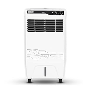 Hindware Smart Appliances FROSTINE 37L Personal Air Cooler Inverter Compatible with High Air Delivery Technology, Humidifier, Ice Chamber, Homeycomb Pads, Insect and Dust Free Filter (Black & White)