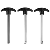 YANCONGLIDEYAN Gym Pin Weight Stack Pin Heavy Duty Replacement Pin for Home Gym Strength Training Exercise Machine (3Pcs Black)