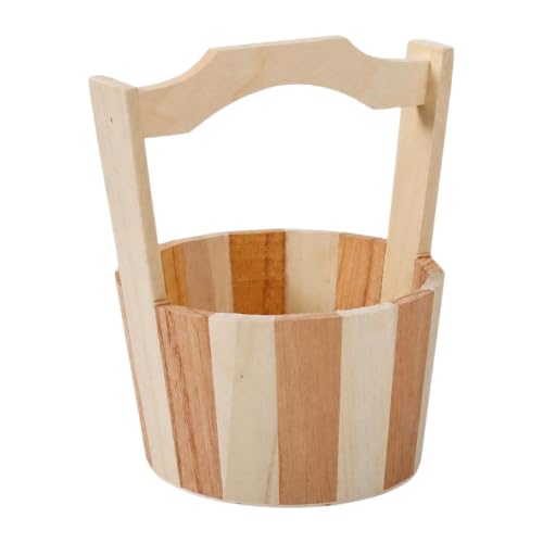 Cubo almacenamiento madera para baño compacta perfk rústico 2