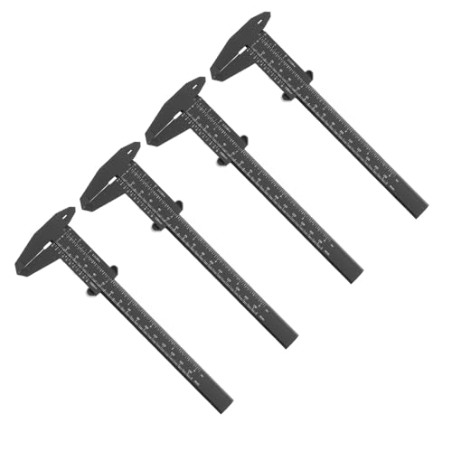 Juego de 4 Calibradores Plásticos Portátiles 15cm miniatura 1