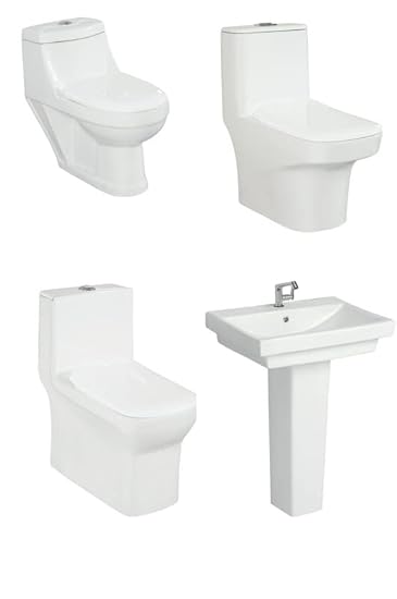 Western Toilet Floor With Standing Wash Basin (Pack of 4)|Sanitary Ware (220-Sanitary Ware 4)