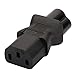 Produktbild PETSOLA IEC 320 C13 zu C6 Adapter, C6 zu C13 Netzteil, Netzadapterweg