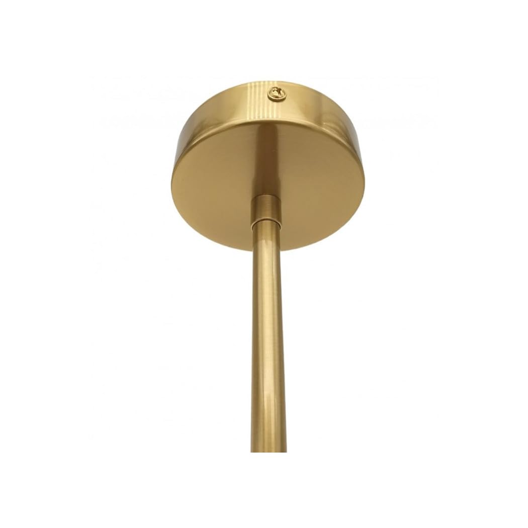 Trade Shop - Lampadario A Sospensione Oro con 4 Sfere Bolle Bianche in Vetro Attacco G9 33917 -
