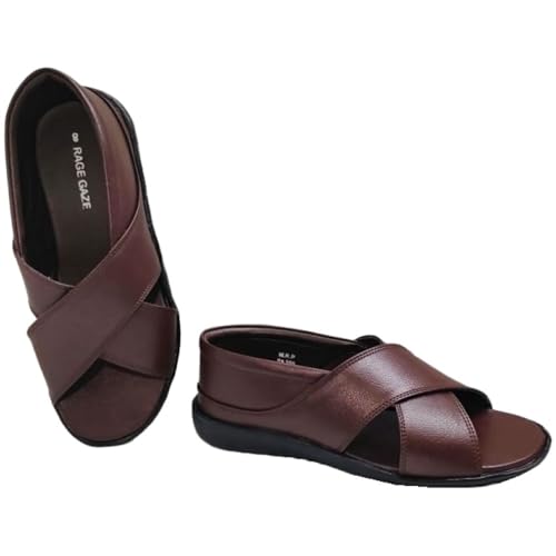 Image of Mens Sandals Casual Fisherman Sporty Summer Closed Comfortable Toe Sandals with Premium PU Padding And Synthetic Sandal