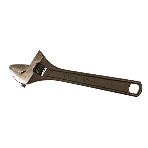 AGRICO TATA Adjustable Wrench 8” | Steel single sided adjustable wrench | Alloy Steel Furnished