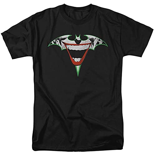 Sons of Gotham Joker, The Joker Bat Logo - Men's Regular Fit T-Shirt Men's Regular Fit T-Shirt/L/Black