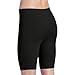 Jockey Women's Shapewear Skimmies Seamfree Ultralight Smoothing No-Chafe Slipshort, Black, M