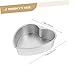 MAGICLULU Heart Shaped Cookware Cake Baking Mold Non-stick Convenient for All Occasions