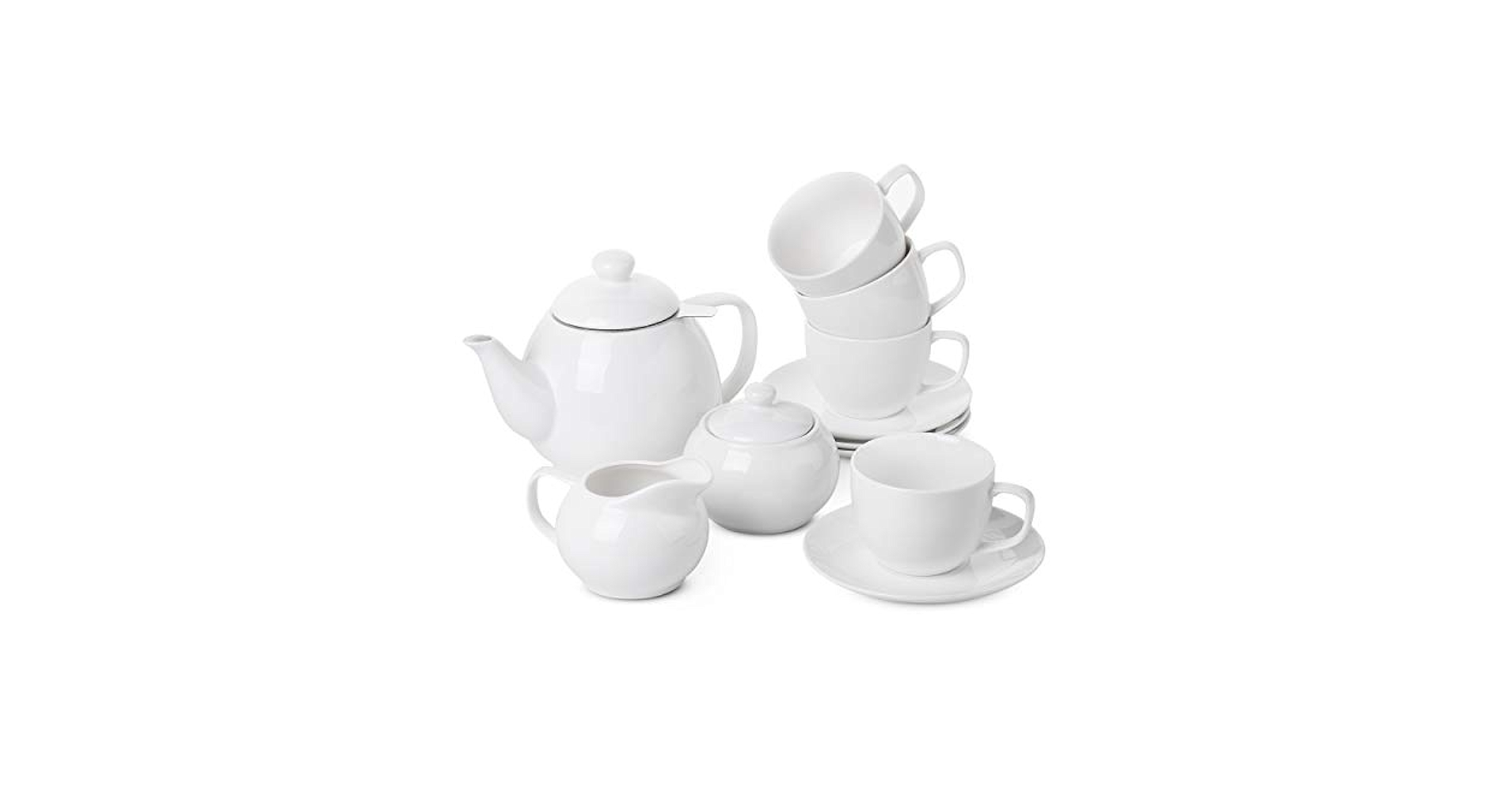 バーベキュー・調理用品 natal design GOOD TIMES CUP 4SET WHITE Grace Teaware Holiday Winter Wonderland Tea For One Set