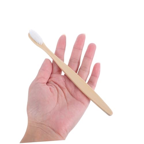 Healvian 24 Stück Teiliges Zahnbürsten- Weiche Borsten Biologisch Abbaubar Nachhaltige Holzzahnbürsten für Erwachsene für Haushalt Hotels Camping und Reisen – Bild 5