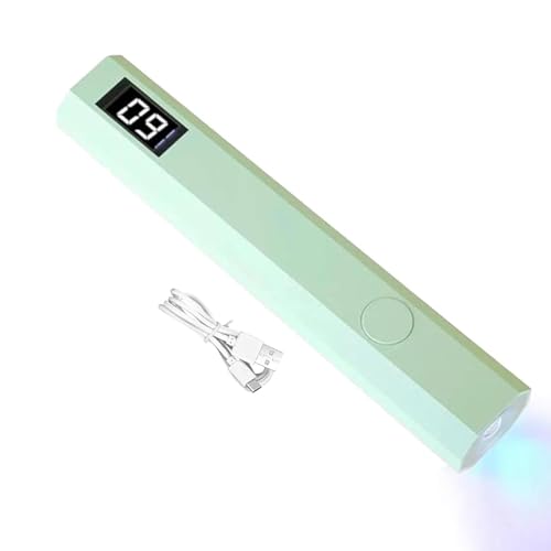 Lámpara de uñas de gel, lámpara LED de gel recargable UV LED | Secador de uñas de carga USB | Accesorios | Punta de gel de curado para uñas | Gel de uñas | Dispositivo de gel de uñas para el hogar