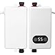 Mini Edelstahl Elektrischer Warmwasserbereiter Safe 3400W Sofortheizung für Küchen Badezimmer öffentliche Toilette Abs Silber
