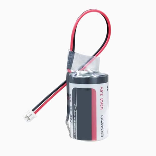 QULONG (1����) 3.6V 1200mAh ER14250 PLC��[�d�����`�E���d�r LS14250�i1.25�C���`���v���O�t���j