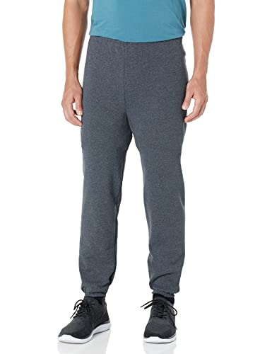 Image of Jerzees Men's NuBlend Fleece Elastic Bottom Sweatpants, Relaxed Fit, Cotton Blend