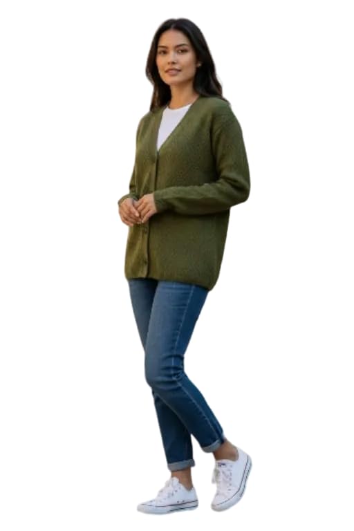 Wool Blend Warm Button Down Pullover-picture-14