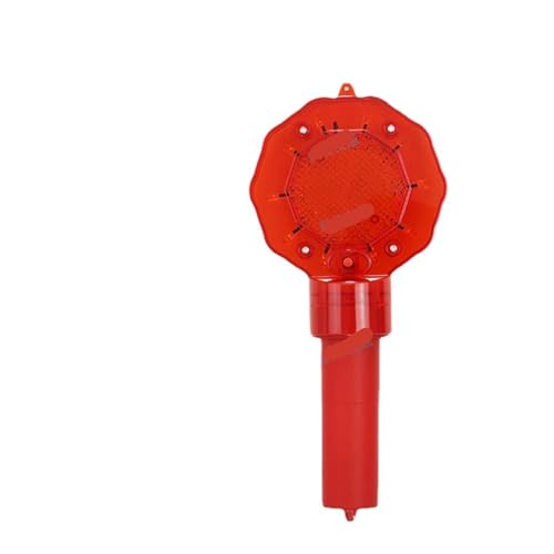 Luz de advertencia de bloqueo de carretera LED con forma de flor de ciruelo para obras