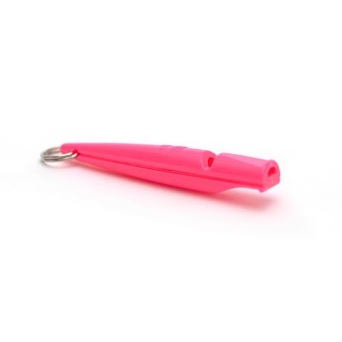 ACME Genuine 210.5 Dog Whistle. High Pitch. Single Note. Good Sound Quality. Weather-Proof. Pealess. Made in The UK (Day Glow Pink)