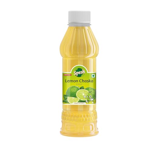 Image of SPESH Lemon Chaska Syrup 700 ML | Premium Instant Refreshing Drink | Ready to Mix With Water, Milk, Ice Creams, Faloodas, Mock Tails, Desserts & Sweets