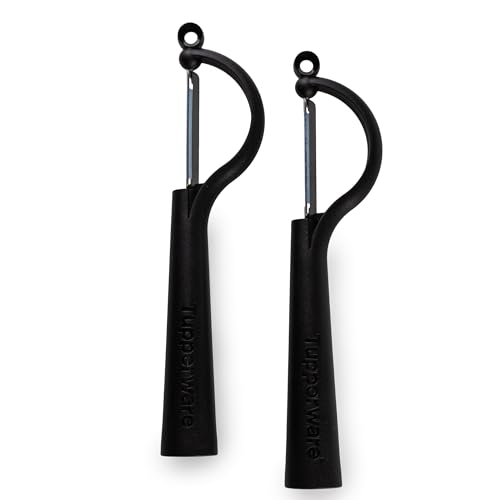 Tupperware Schälfix Set schwarz (2) (inkl. Olivenspießer)