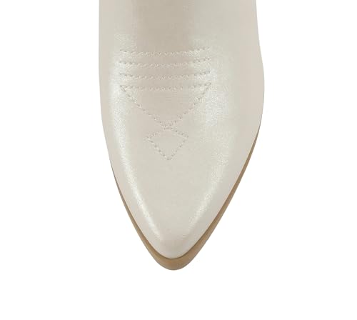 Image of Soda inchBLAZING inch ~ Women Western Bootie Pointe Toe with Low Heel (Wide Fit Available)