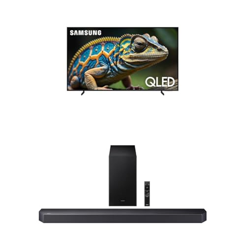 Image of Samsung 70-Inch Class QLED 4K Q60D Series Quantum HDR Smart TV w /Object Tracking Sound Lite (QN70Q60D, 2024 Model) + Samsung Q-Series Soundbar HW Q600F 3.1.2 ch Subwoofer (2025 Model)