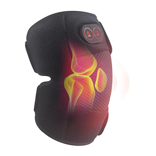 Telepepe Knee Massager, Cordless Knee Heating Pad for Knee Pain Relief, Heated Knee Brace with Heat...