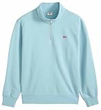 Lavabile in lavatrice Levi\'s Felpa da Uomo Lse_Original HM con Zip 1/4, Non Ti scordar di Me, L