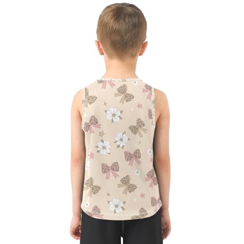 VIGTRO Boys Sleeveless Tank Tops Athletic T Shirts Quick Dry Workout Active Casual Vest for Kids Youth Size 3-15Y3