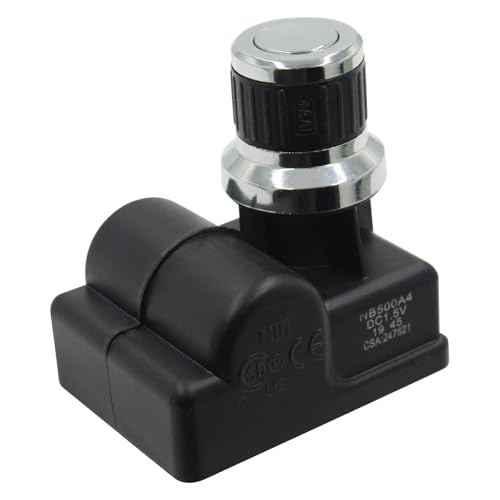 METER STAR Capuchon argenté amélioré - 4 sorties - Batterie AA - Allume-feu électrique - Pièces de rechange pour barbecue au propane