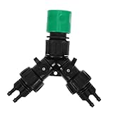 Gatuida Adattatore Rubinetto Vie per Tubo Irrigazione Splitter Giardino per Irrigazione a Goccia Compatibile con Sistemi Automatici per Orticoltura e Piccole Aziende Agricole