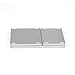 immagine 3Vapechaser Tastiera Pieghevole Bluetooth Tastiera Wireless Portatile Tastiera Bluetooth Touch Tri-Fold per iPhone, iPad Air, iPad Mini, iPad PRO, Windows, iOS, Android (Bianco Argento)