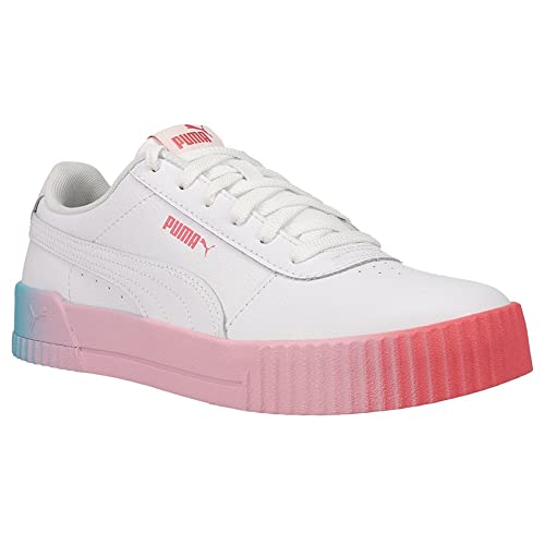 Image of Puma Carina 2.0 Synthetic Leather Lace Up Women's Sneakers