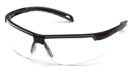 Radnor Classic Series Safety Glasses With Clear Frame And Clear Polycarbonate Anti-Fog Anti-Scratch Lens (1 Pair)
